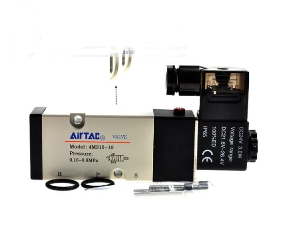 Van Đảo Chiều Khí Nén AIRTAC 4M310-10 (Van 5/2 Khí Nén, Ren 17)